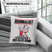 Journalist Kissen mit Füllung 40x40 Geschenk für Journalist Der Mann Der Alles Kann Geschenkidee zum Geburtstag (Grau) Blau Trendation