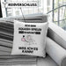 Squash-Spieler Geschenk Kissen mit Füllung 40x40 Lustiger Spruch Ich Bin Squash-Spieler Warum Weil Ich Es Kann Geschenkidee Bester Squash-Spieler Geburtstag (Grau) Blau Trendation