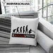 Boule Kissen mit Füllung 40x40 Geschenk Boule-Spieler Geschenkidee Spruch Ebouleution (Grau) Blau Trendation