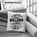 Silvester Ohne Böllern Ist Möglich Aber Sinnlos Kissen mit Füllung 40x40 Geschenk Silvester-Fan Dekoration 2025 Deko (Grau) Blau Trendation