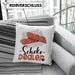 Schoko Dealer Kissen mit Füllung 40x40 Geschenk für Schokoladenverkäufer Geburtstag Spruch Geschenkidee (Grau) Blau Trendation
