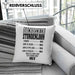 Kissen mit Füllung 40x40 Geschenk für Dachdecker Lustiger Spruch Geschenkidee Männer Dachdecker (Grau) Blau Trendation