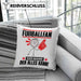 Fußballfan Kissen mit Füllung 40x40 Geschenk für Fußballfan Der Mann Der Alles Kann Geschenkidee zum Geburtstag (Grau) Blau Trendation