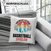 Mädchen Basketballspielerin Geschenkidee Kissen mit Füllung 40x40 Frauen Basketball (Grau) Grün Trendation