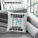 Schwiegercousin Kissen mit Füllung 40x40 Geschenk für Schwiegercousin Der Mann Der Alles Kann Geschenkidee zum Geburtstag (Grau) Blau Trendation