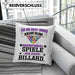 Billard Pool Kissen mit Füllung 40x40 Geschenk Ich Bin Nicht immer Schlecht Gelaunt Billard-Spieler (Grau) Grün Trendation