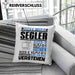 Segler Geschenk Kaffee-Kissen mit Füllung 40x40 Geschenkidee für Segler Ich Bin Segler Ich Kann Es Dir Erklären Jedoch Nicht Für Dich Verstehen Spruch Lustig (Grau) Rosa Trendation
