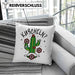 Kaktus Kissen mit Füllung 40x40 Geschenk Kuscheln Sarkasmus Humor Geschenkidee Kaktus-Liebhaber Frauen (Grau) Grau Trendation