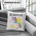 Lustige Nö Einfach Nö Kissen mit Füllung 40x40 Mit Spruch Einhorn Geschenk Mama Freundin Kollegin Geschenkidee Arbeit Frauen (Grau) Blau Trendation