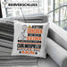 Curlingspieler Geschenk Kissen mit Füllung 40x40 Lustiger Spruch Erheben Sie Sich Der Curlingspieler Betritt den Raum (Grau) Grau Trendation