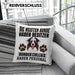 Border Collies Besitzer Kissen mit Füllung 40x40 Geschenk Lustiger Spruch Geschenkidee Besitzerin Border Collies Haben Personal (Grau) Grau Trendation