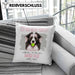 Border Collies Besitzer Kissen mit Füllung 40x40 Geschenk Lustiger Spruch Geschenkidee Besitzerin Ich Bin Nicht toll Aber Mein Border Collies Ist Es (Grau) Grün Trendation