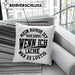 Lustige Kissen mit Füllung 40x40 mit Spruch Mein Humor Ist Simpel Wenn Ich Lache War Es Lustig Geschenk Arbeits-Kollege Geschenkidee Gag Joke (Grau) Blau Trendation