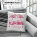 Flamingo Gang Kissen mit Füllung 40x40 Geschenkidee Pinke Flamingos JGA (Grau) Blau Trendation