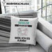 Segler Geschenk Kissen mit Füllung 40x40 Lustiger Spruch Ich Bin Segler Warum Weil Ich Es Kann Geschenkidee Bester Segler Geburtstag (Grau) Blau Trendation