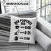 Baustelle Kissen mit Füllung 40x40 Geschenk Der Perfekte Tag Bauarbeiter Geschenkidee für Männer Baggerfahrer Bagger Baggerführer (Grau) Grau Trendation