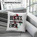 Schrott-Wichtelgeschenk für Frauen Kollegen Geschenk Wichteln Weihnachten Bestes Wichtelgeschenk Ever geschenkidee SchrottwichtelnKissen mit Füllung 40x40 (Grau) Blau Trendation
