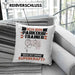 Parkour-Trainer Kissen mit Füllung 40x40 Geschenk für Parkour-Trainer Geburtstag Lustiger Spruch Was Ist Deine Superkraft (Grau) Blau Trendation