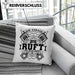 KFZ Mechaniker Kissen mit Füllung 40x40 Geschenk Spruch Männer KFZ Mechatroniker Geschenkidee Werkstatt Die Garage Ruft (Grau) Rosa Trendation