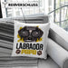 Labrador Papa Besitzer Kissen mit Füllung 40x40 Geschenk Lustiger Spruch Geschenkidee Labrador Liebhaber (Grau) Grün Trendation