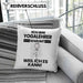 Yogalehrer Geschenk Kissen mit Füllung 40x40 Lustiger Spruch Ich Bin Yogalehrer Warum Weil Ich Es Kann Geschenkidee Bester Yogalehrer Geburtstag (Grau) Blau Trendation
