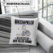 Bocciapieler Kissen mit Füllung 40x40 Geschenk für Bocciapieler Der Mann Der Alles Kann Geschenkidee zum Geburtstag (Grau) Blau Trendation