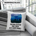 Polarlichter 2024 Kissen mit Füllung 40x40 Geschenk Ich War Dabei Polar-Lichter Polarlicht Heute Nochmal Polarlichter Spruch (Grau) Blau Trendation