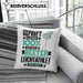 Leichtathlet Geschenk Lustiger Spruch für Leichtathlet Geschenkidee Bester Leichtathlet Der WeltKissen mit Füllung 40x40 (Grau) Blau Trendation