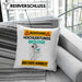 Biologe Kissen mit Füllung 40x40 Geschenk Lustiger Spruch Geschenkidee für Biologe Achtung Hochleistungs Biologe Bei Der Arbeit (Grau) Rosa Trendation