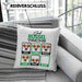 Jack Russel Besitzer Kissen mit Füllung 40x40 Geschenk Lustiger Spruch Geschenkidee Jack Russel Tricks Bleib (Grau) Blau Trendation