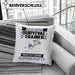 Survival-Trainer Kissen mit Füllung 40x40 Geschenk für Survival-Trainer Geburtstag Lustiger Spruch Was Ist Deine Superkraft (Grau) Grau Trendation