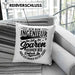 Ingenieur Kissen mit Füllung 40x40 Geschenk Geschenkidee Sprüche Ingenieurswesen Geschenkidee Spruch (Grau) Blau Trendation