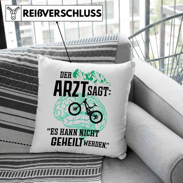 geschenke für mountainbike fans Mountainbike Geschenke für Männer Kissen mit Füllung 40x40 Geschenk Mountainbike-Fahrer Geschenkideen — TrendationStore