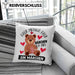 Kuscheln Geschenk Kissen mit Füllung 40x40 Teddy Halb Mensch Halb Bärchen Ich Bin Ein Märchen Geschenkidee (Grau) Grün Trendation