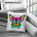 Chihuhahua Mama Besitzer Kissen mit Füllung 40x40 Geschenkidee Frauchen Herrchen Herz Bunte geschenkidee (Grau) Grün Trendation