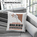 Boulderer Geschenk Kissen mit Füllung 40x40 Ich Bin Boulderer Aber Sag Doch Einfach Superheld Lustige Geschenkdiee für Boulderer (Grau) Blau Trendation