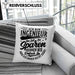 Ingenieur Kissen mit Füllung 40x40 Geschenk Geschenkidee Sprüche Ingenieurswesen Geschenkidee Spruch (Grau) Rosa Trendation