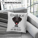 Labrador Besitzer Kissen mit Füllung 40x40 Geschenk Lustiger Spruch Geschenkidee Ich Kann Nicht Mein Labrador Hat Nein Gesagt (Grau) Grau Trendation
