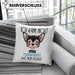 Chihuahua Besitzer Kissen mit Füllung 40x40 Geschenk Lustiger Spruch Geschenkidee Ich Kann Nicht Mein Chihuahua Hat Nein Gesagt (Grau) Grün Trendation