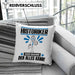 Historiker Kissen mit Füllung 40x40 Geschenk für Historiker Der Mann Der Alles Kann Geschenkidee zum Geburtstag (Grau) Blau Trendation