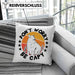 Don't Worry Be Capy Kissen mit Füllung 40x40 Capybara Tier Geschenk für Capybara Liebhaber (Grau) Grau Trendation