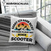Scooter Roller Fahrer Geschenk Kissen mit Füllung 40x40 Scooterfahrer Geschenkidee Scooting Geschenkidee Jungs Profi Scooterfahrer Pro Grafik Stunts (Grau) Blau Trendation