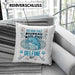 Delfine Kissen mit Füllung 40x40 Geschenk Delfinliebhaber Geschenkidee Spruch Mädchen (Grau) Blau Trendation