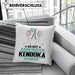 Kendoka Geschenk Kissen mit Füllung 40x40 So Gut Kann Nur Ein Kendoka Aussehen Geschenkidee (Grau) Blau Trendation