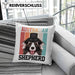 Australian Shepherd Besitzer Kissen mit Füllung 40x40 Geschenk Lustiger Spruch Geschenkidee Retro Vinatge Australian Shepherd (Grau) Grau Trendation