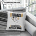 Squash-Spieler Kissen mit Füllung 40x40 Geschenk für Squash-Spieler Der Mann Der Alles Kann Geschenkidee zum Geburtstag (Grau) Grün Trendation