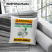 Comic-Sammler Kissen mit Füllung 40x40 Geschenk Lustiger Spruch Geschenkidee für Comic-Sammler Achtung Hochleistungs Comic-Sammler Bei Der Arbeit (Grau) Grün Trendation