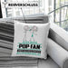 Pop-Fan Geschenk Kissen mit Füllung 40x40 Ich Bin Pop-Fan Aber Sag Doch Einfach Superheld Lustige Geschenkdiee für Pop-Fan (Grau) Grün Trendation