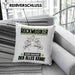 Rockmusiker Kissen mit Füllung 40x40 Geschenk für Rockmusiker Der Mann Der Alles Kann Geschenkidee zum Geburtstag (Grau) Blau Trendation