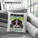 Berner Sennen Besitzerin Kissen mit Füllung 40x40 Geschenk Lustiger Spruch Geschenkidee Personal Stalker (Grau) Rosa Trendation